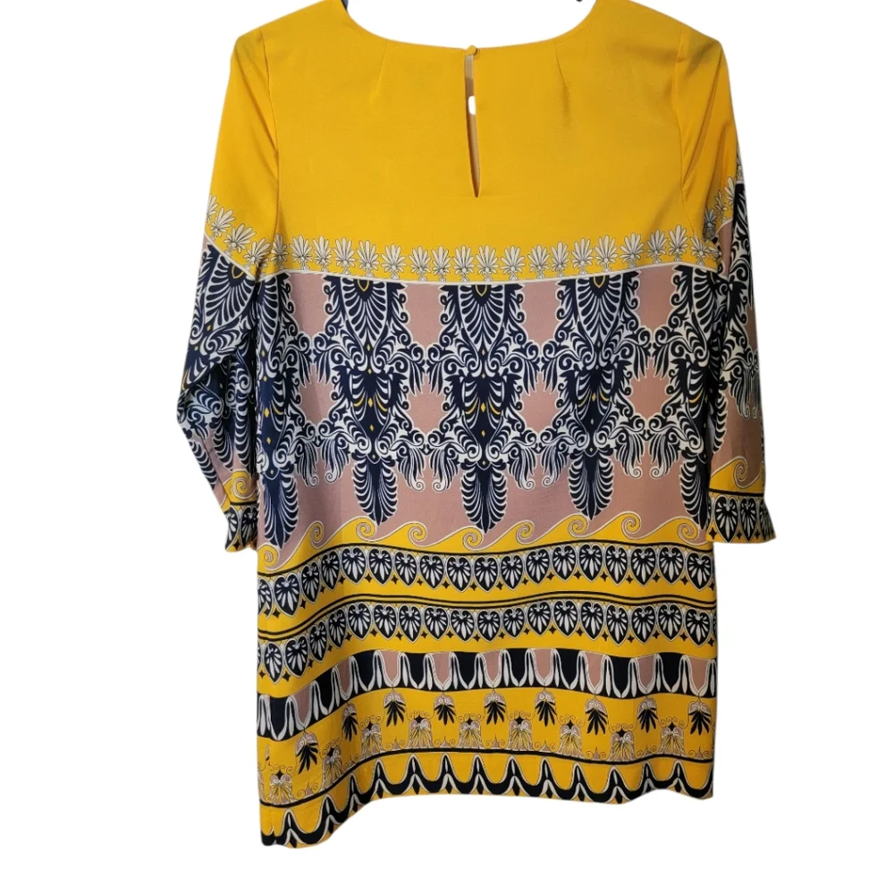 J Crew Jules Shift Scroll‎ Print Dress 12